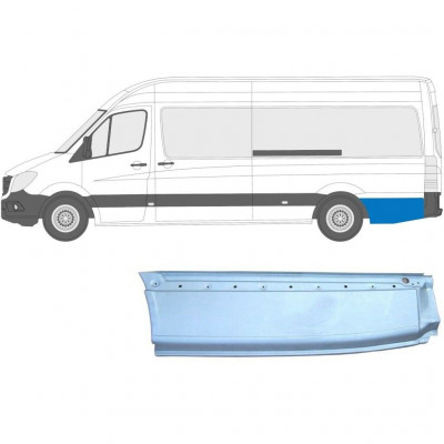 Hátsó sárvédő javító panel hoz Mercedes Sprinter 2006- / XLWB / Bal 5583