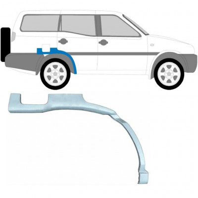 Hátsó sárvédő javító panel hoz Nissan Terrano 1993-1999 / Jobb 6251