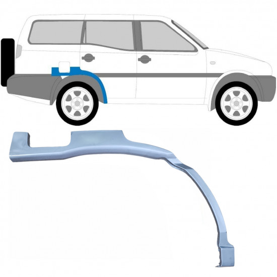 Hátsó sárvédő javító panel hoz Nissan Terrano 1993-1999 / Jobb 6251