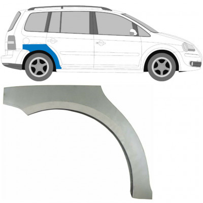 Hátsó sárvédő javító panel hoz VW Touran 2003-2015 / Jobb 5107