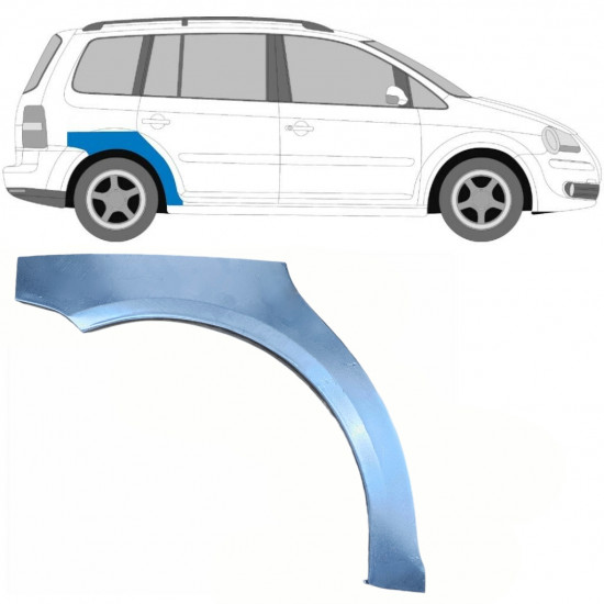 Hátsó sárvédő javító panel hoz VW Touran 2003-2015 / Jobb 5107