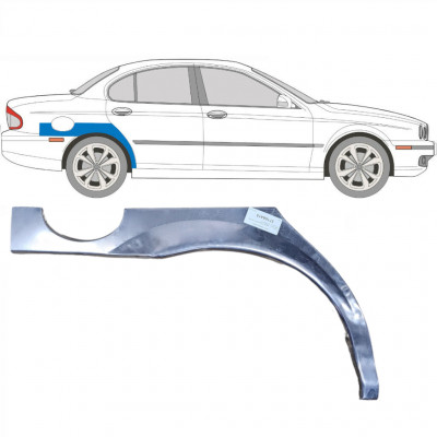 Hátsó sárvédő javító panel hoz Jaguar X-Type 2001-2009 / Jobb 6080